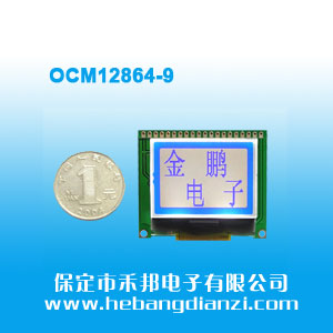 OCM12864-9�{屏(3.3V/COG)